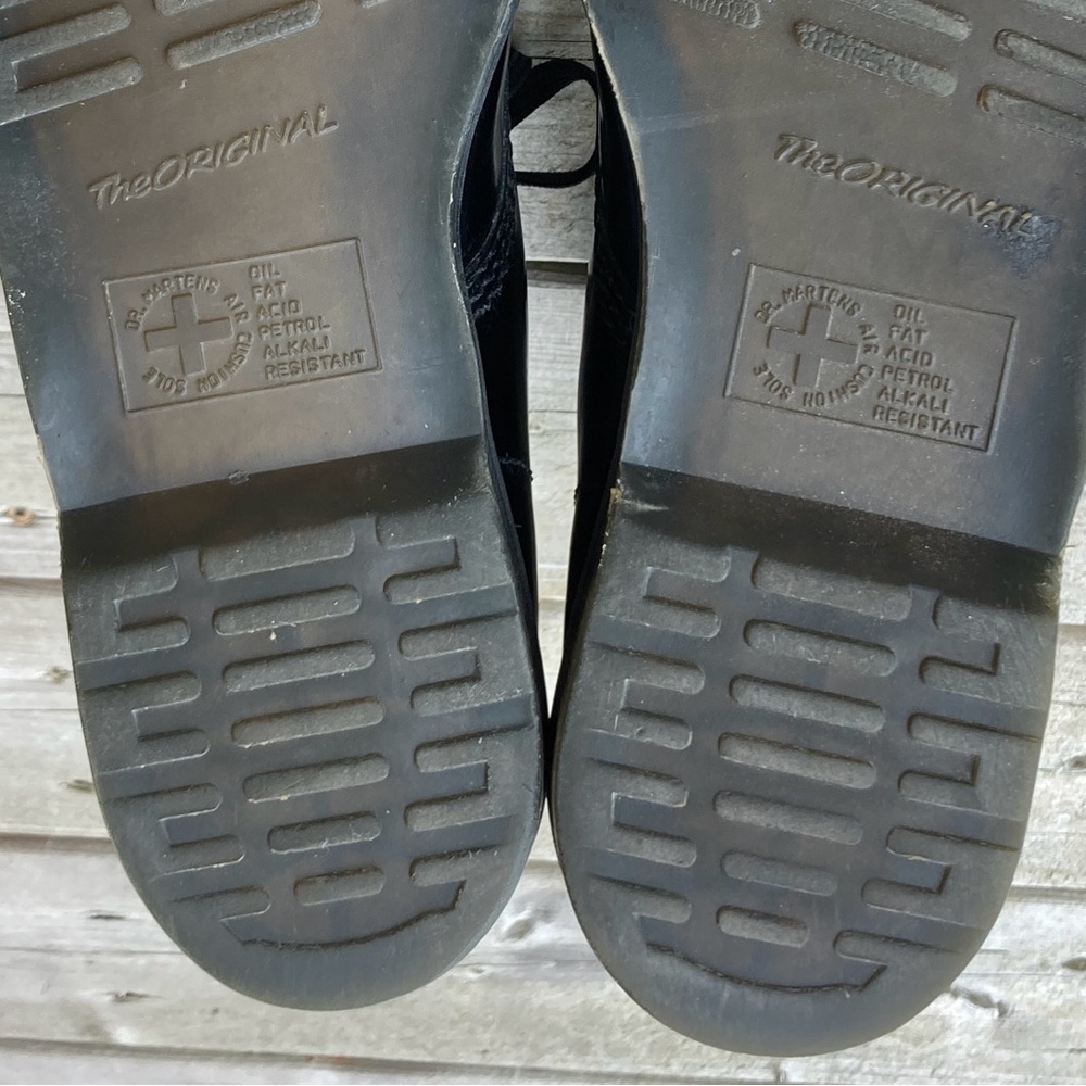 Dr. Martens Winchester II Leather Dress Boots Doc Martens Men’s 11 Black Smooth - Picture 11 of 13